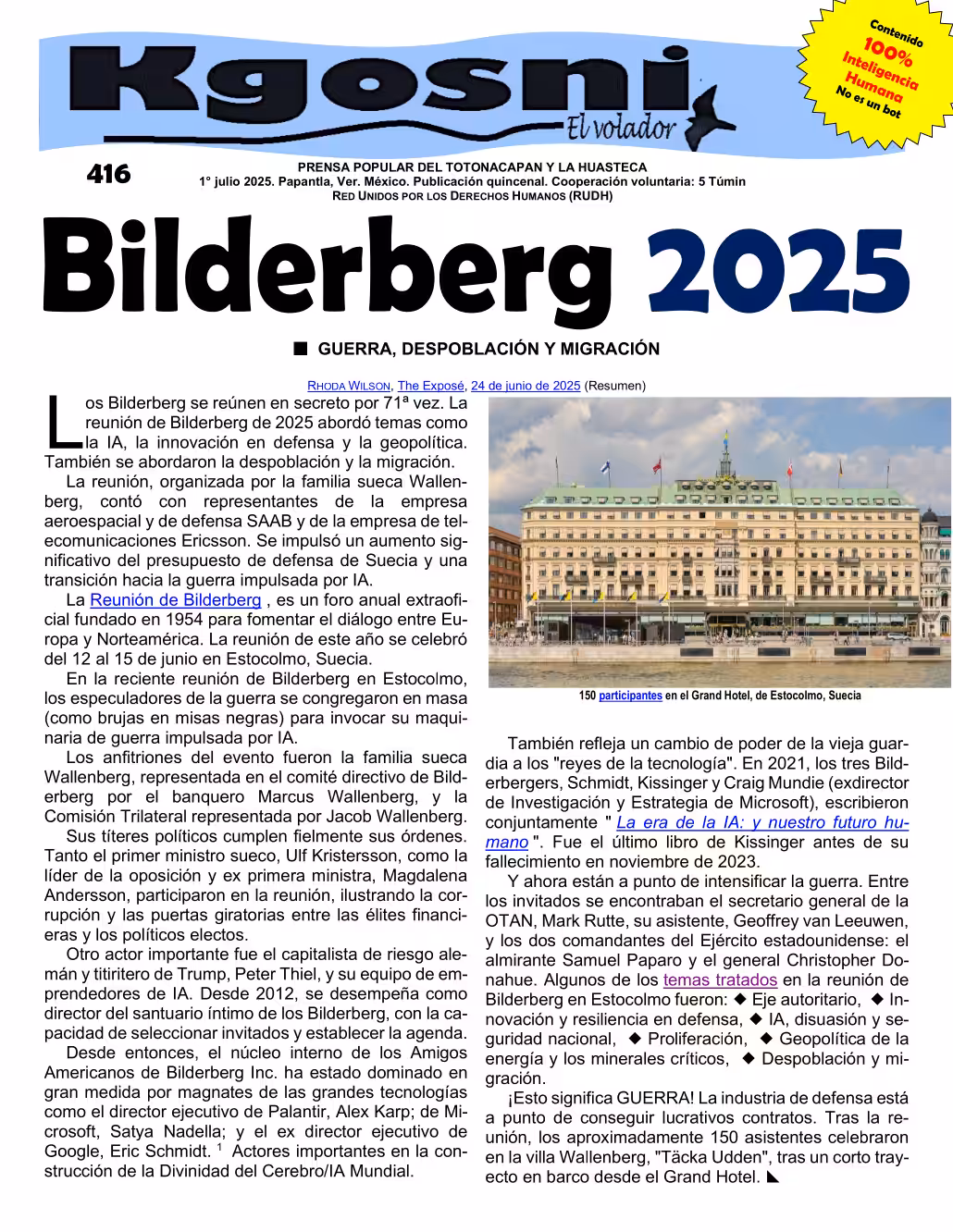 Kgosni 416 — Bilderberg 2025