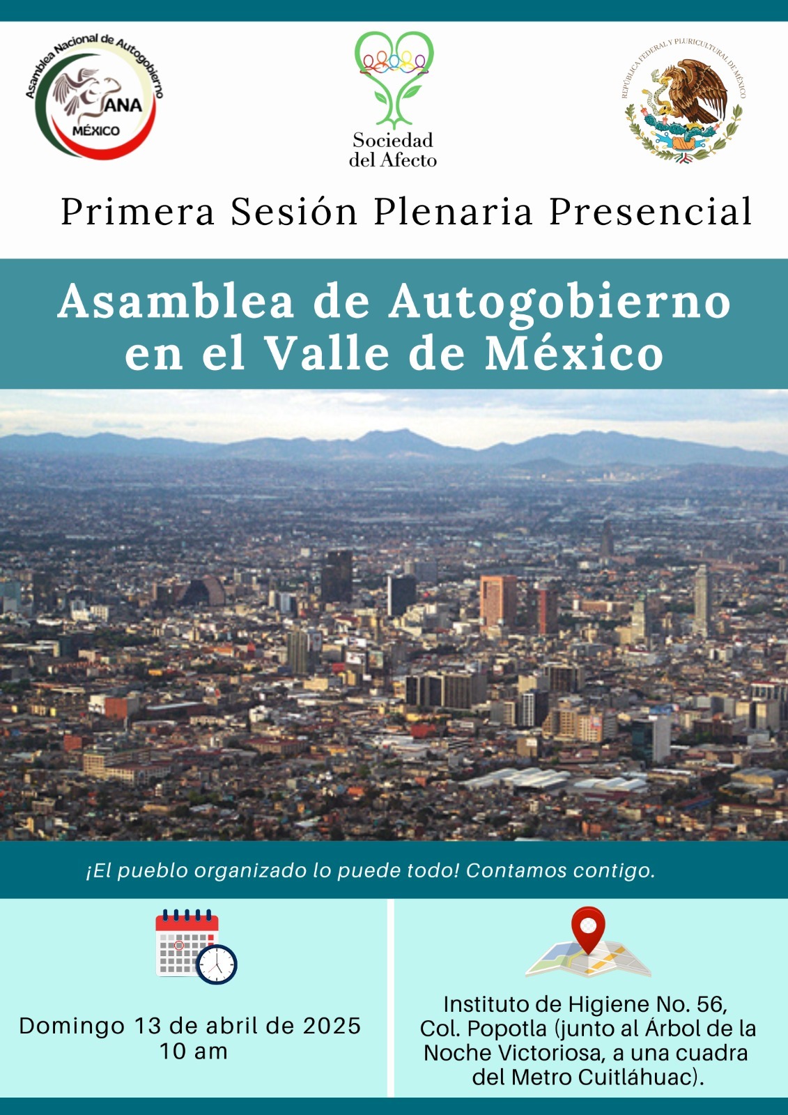 Asamblea de autogobierno en el valle de México