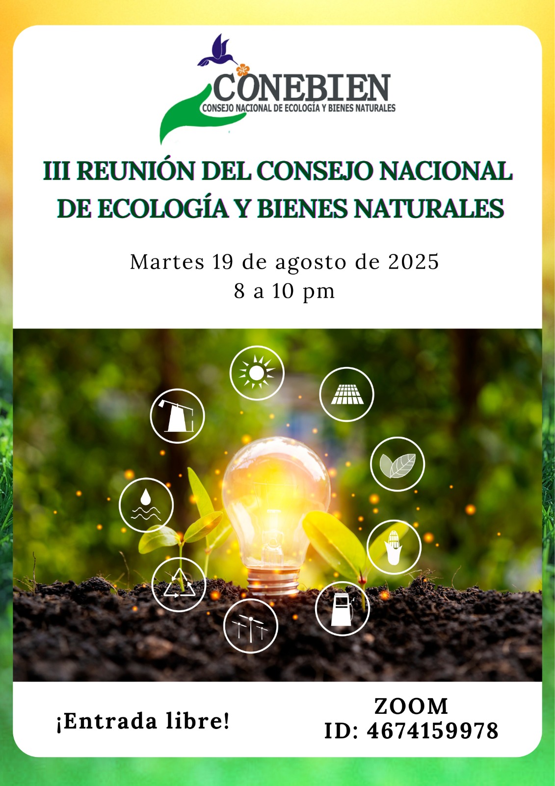 III Reunión del Consejo Nacional de Ecología y Bienes Naturales