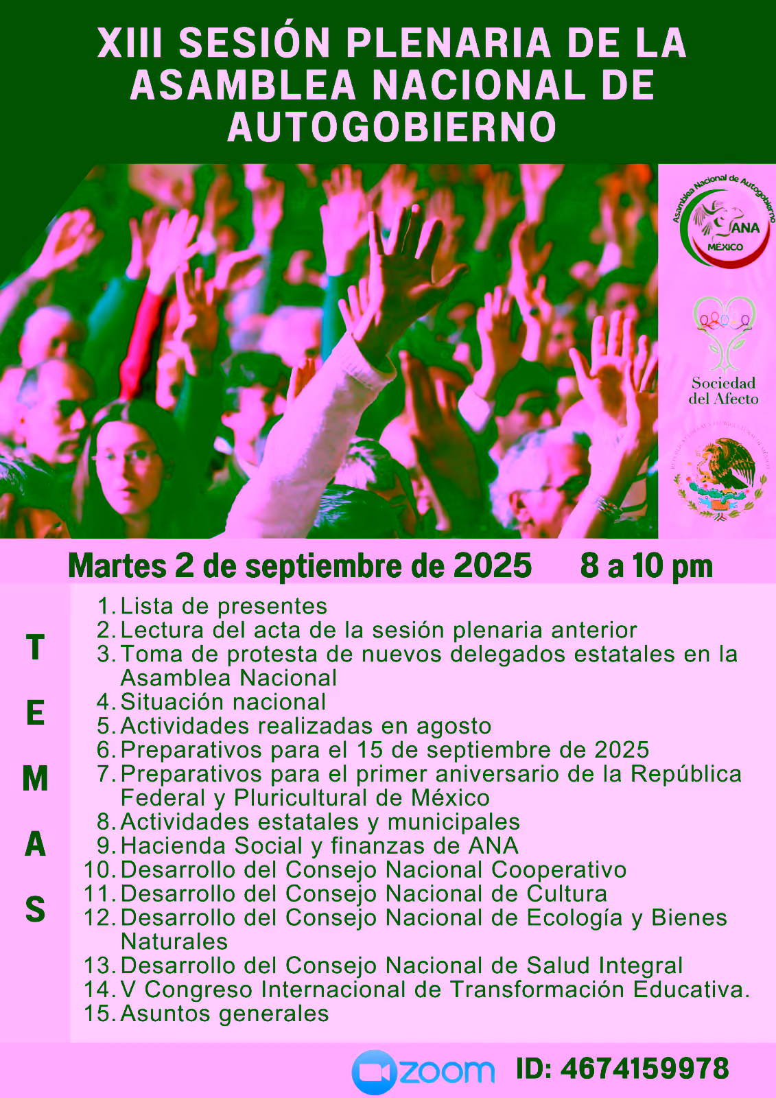 XIII Sesión plenaria de la Asamblea Nacional de Autogobierno