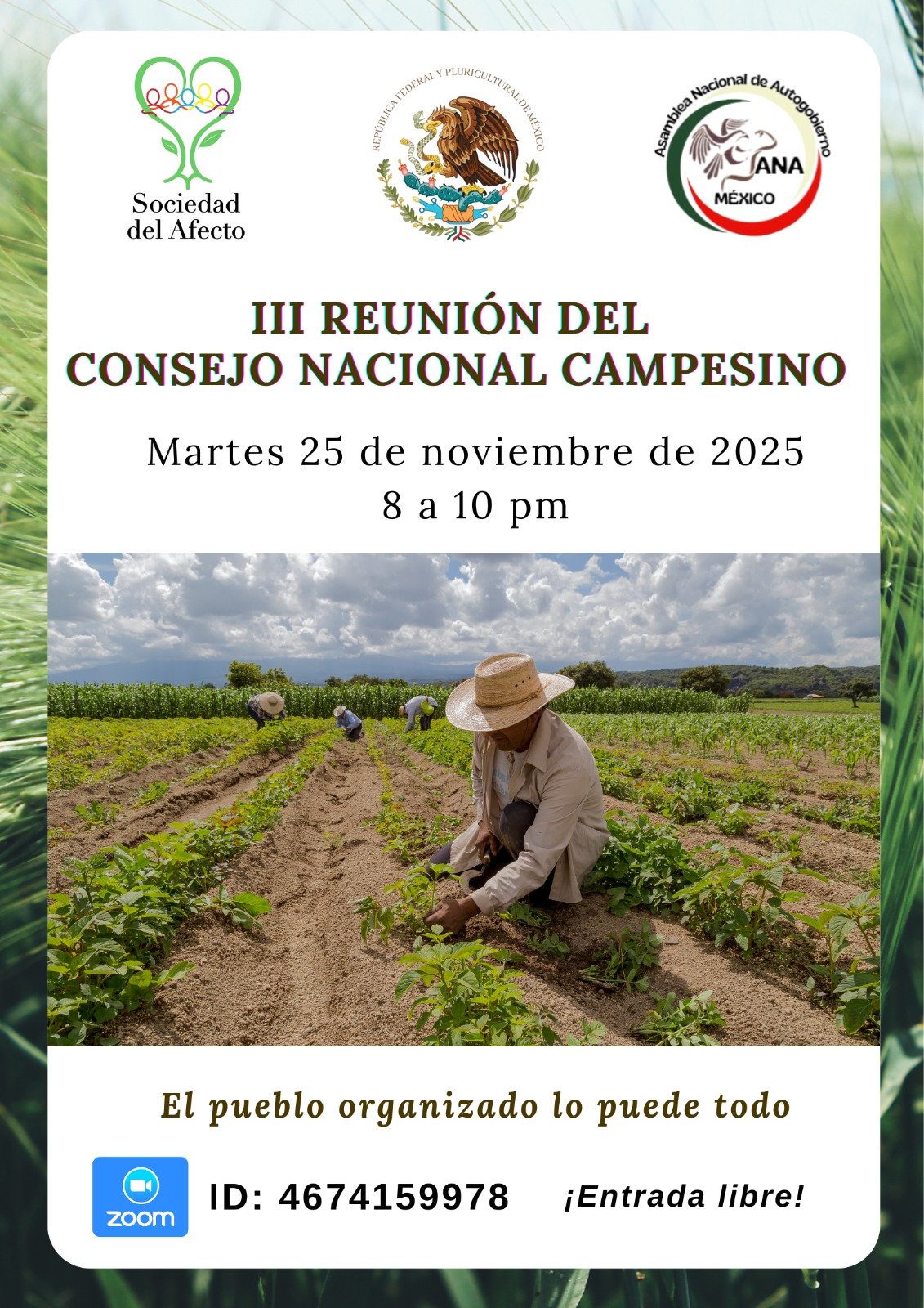 III Reunión del Consejo Nacional Campesino