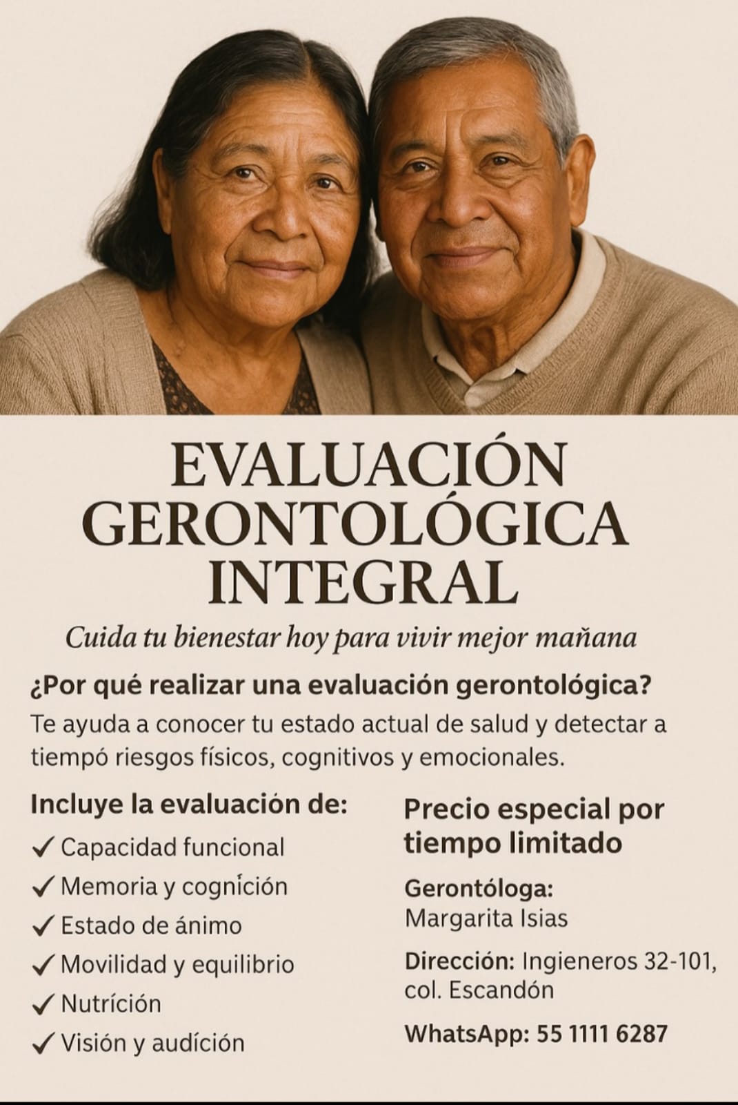 Evaluación gerontológica integral