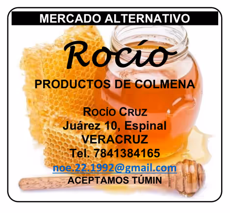 Rocío. Productos de colmena