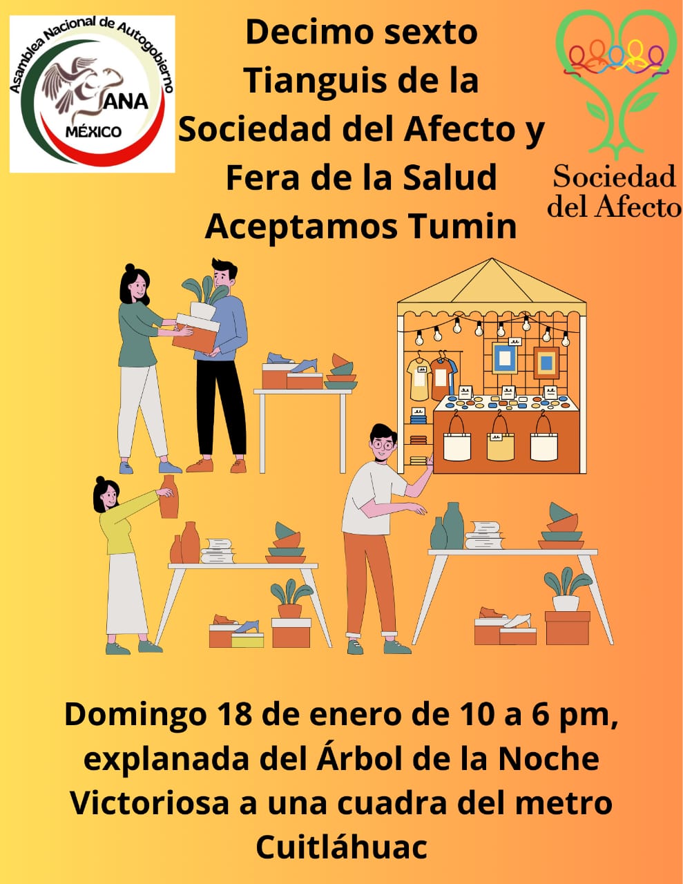 16° Tianguis de la Sociedad del Afecto y feria de la salud