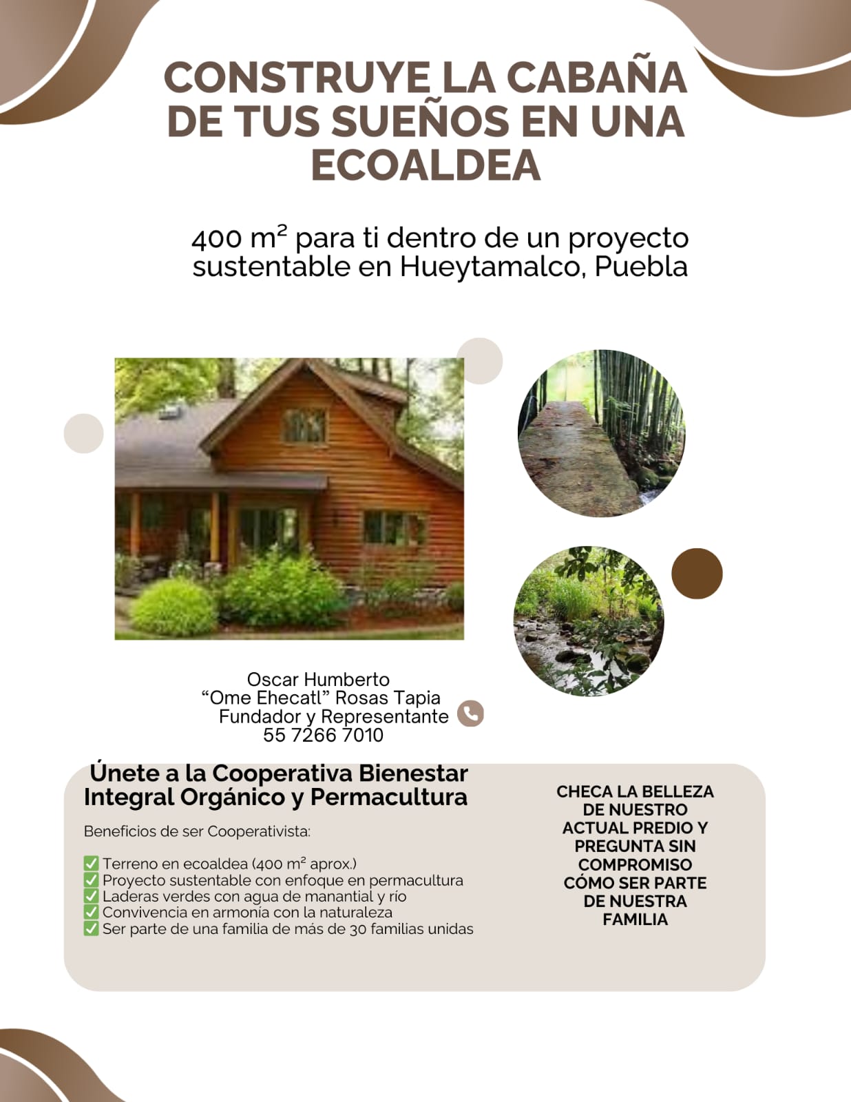 Construye la cabaña de tus sueños en una ecoaldea