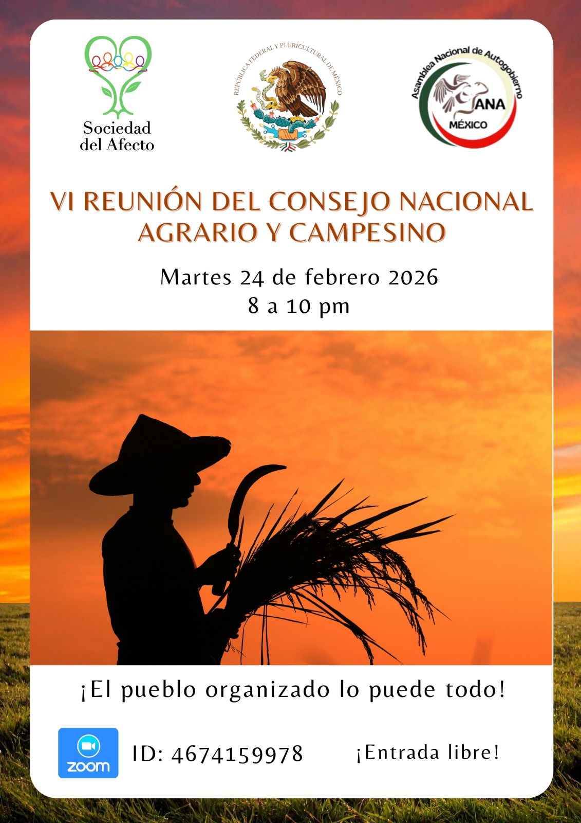 VI Reunión del Consejo Nacional Agrario y Campesino