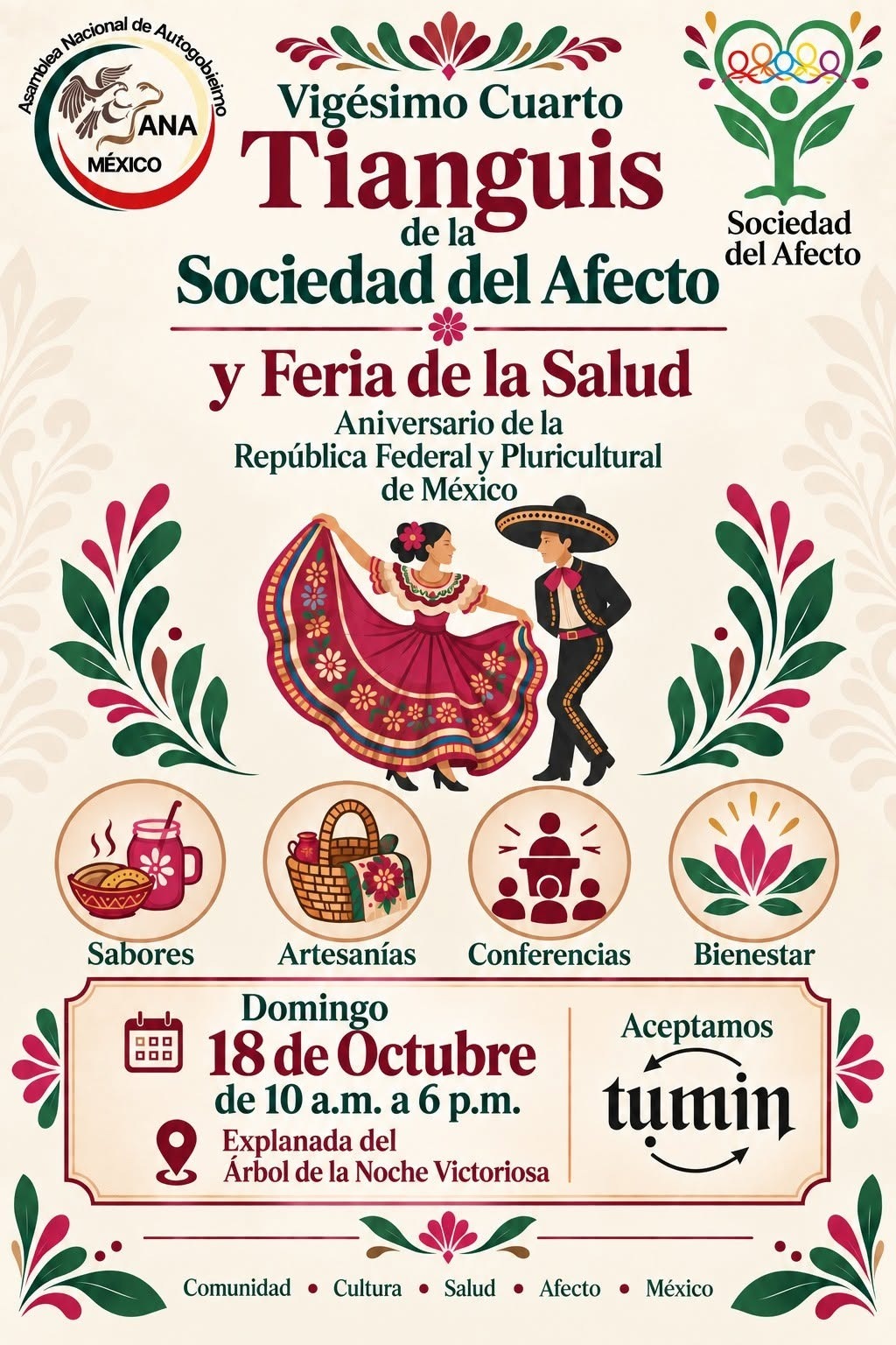 24° Tianguis de la Sociedad del Afecto y Feria de la Salud
