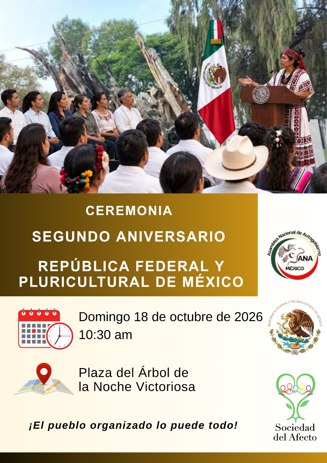 Ceremonia segundo aniversario